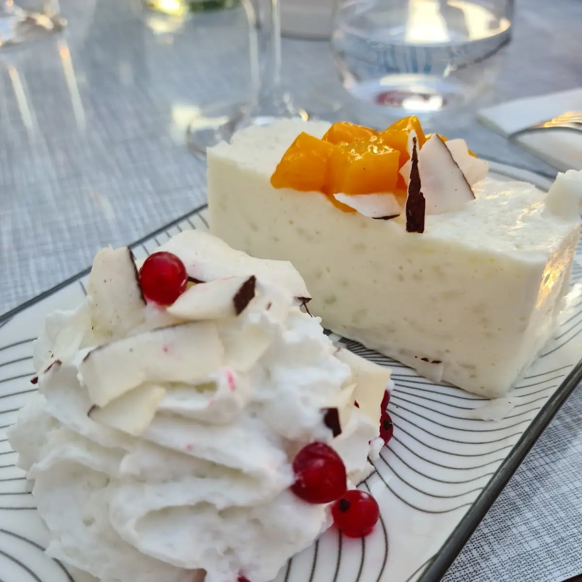 Milchreis Mit Mango Kokosnuss Und Dulce De Leche, Wirtshaus am Kampesberg