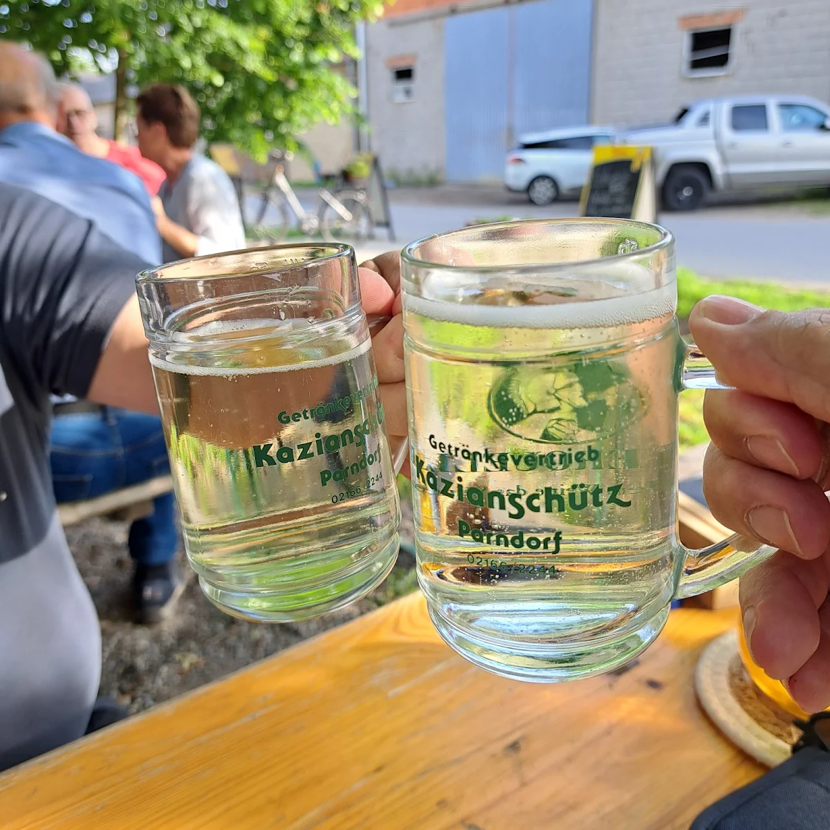 Weißer Spritzer