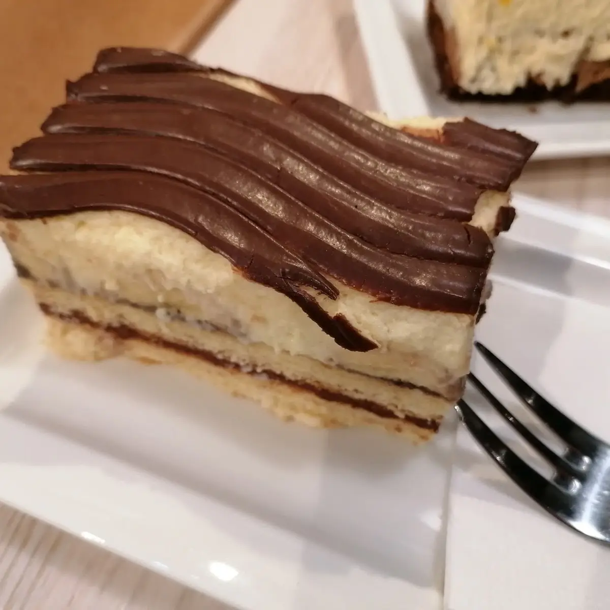 Bananenmousse Schnitte