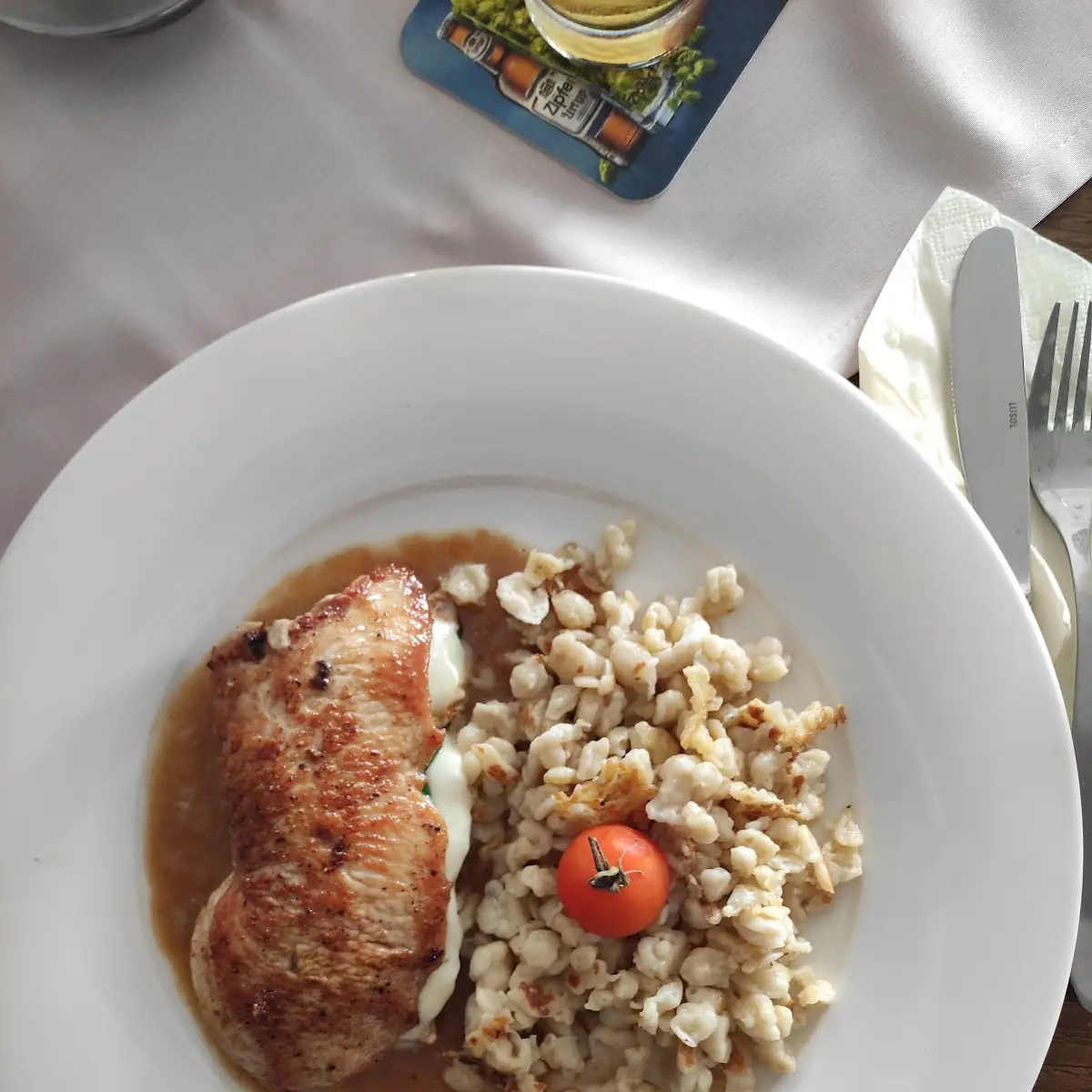 Frühlingsschnitzerl Mit Mozzarella Und Bärlauch