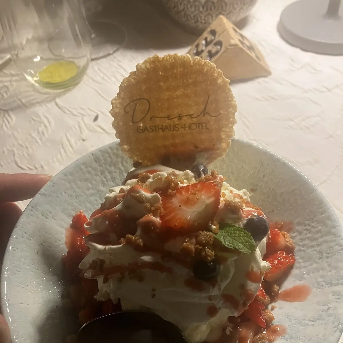 Vanille Ijs Met Verse Aardbeien