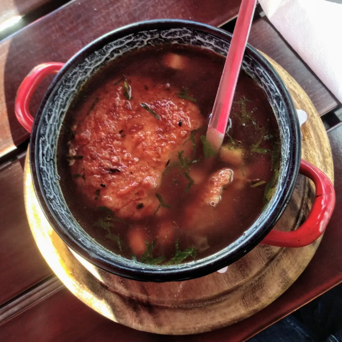 Kaspressknödelsuppe