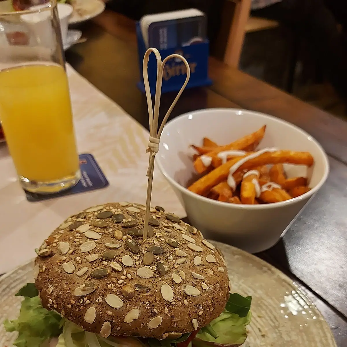 Kimchiburger Rote Beete Selleriepatty