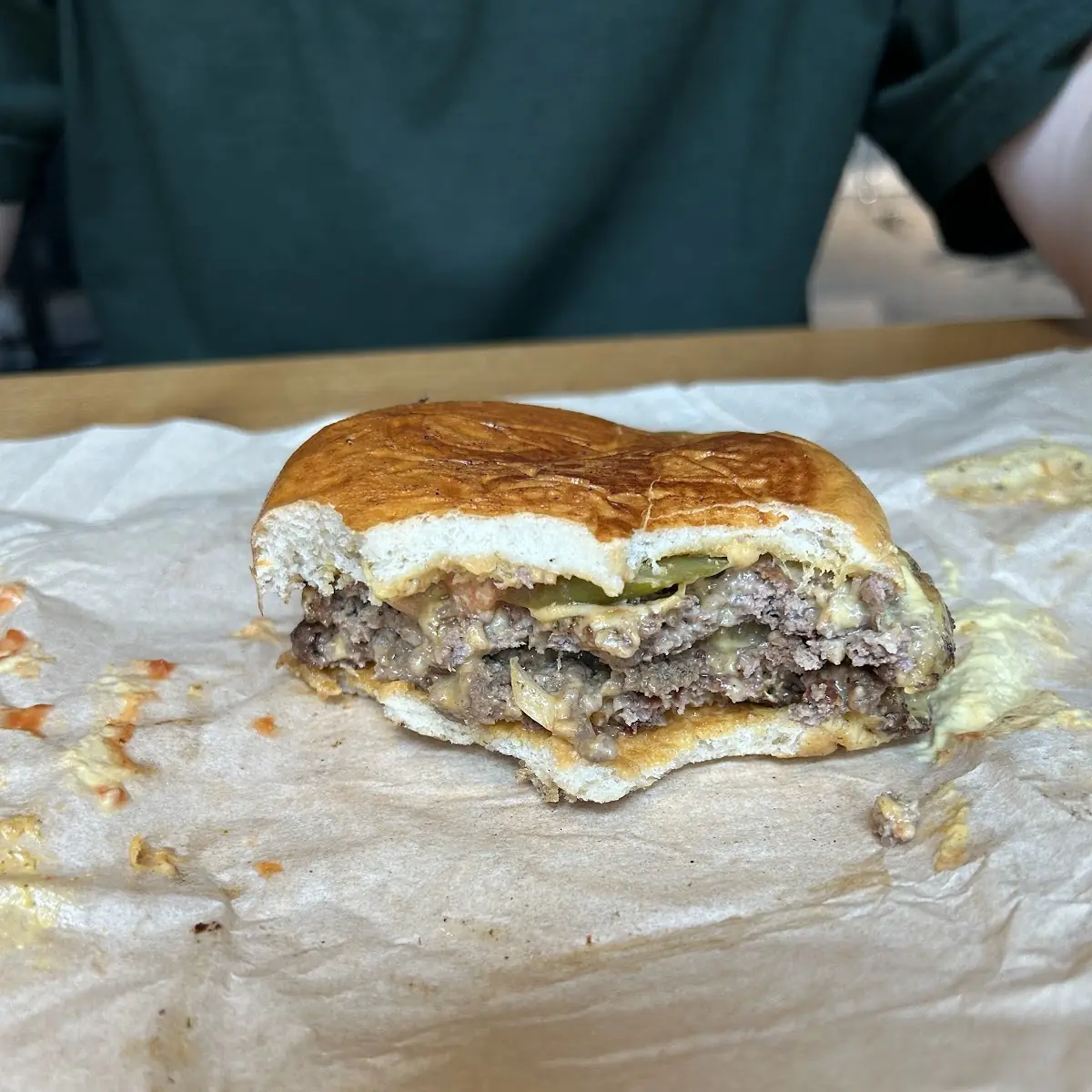 Cheeseburger Mit Extra Patty