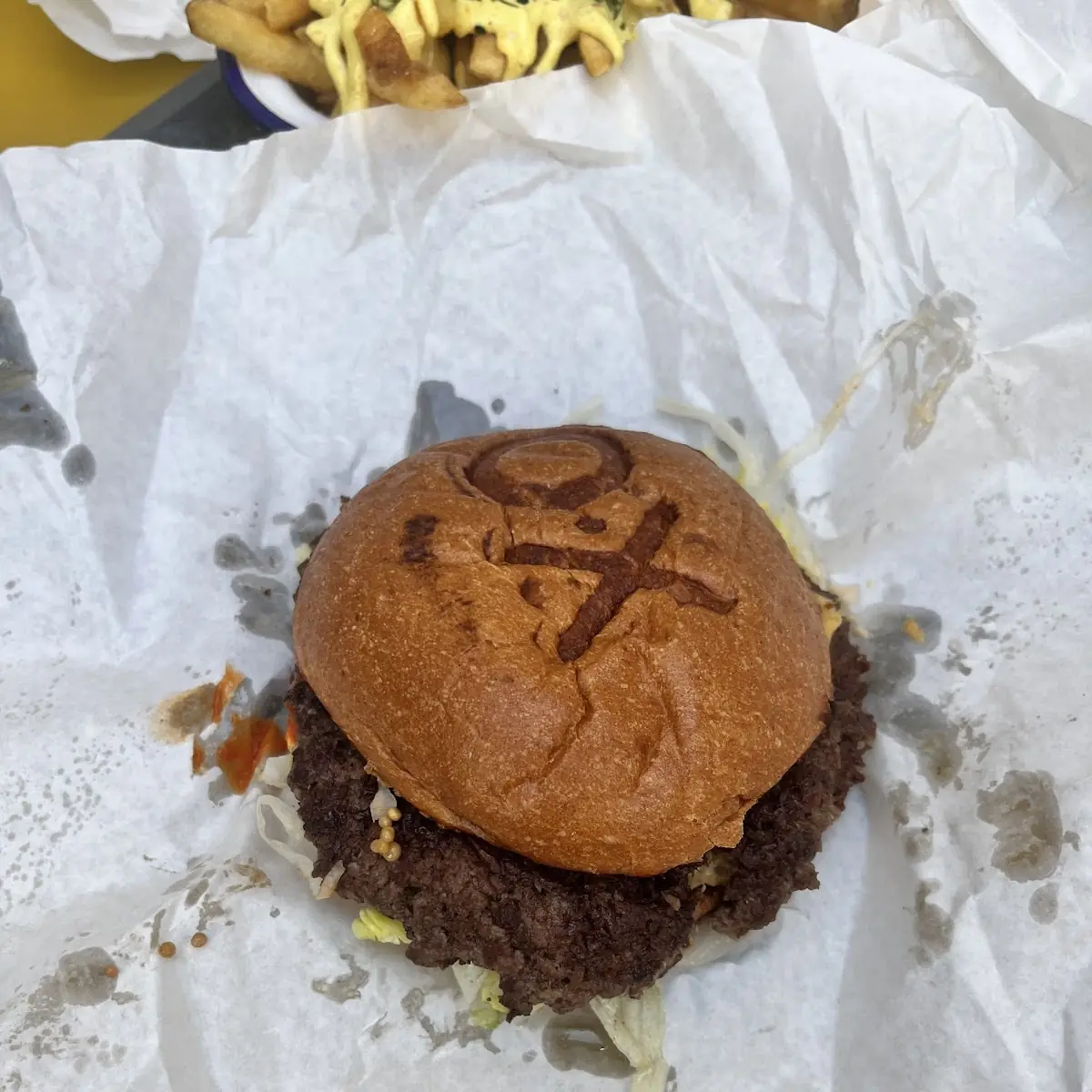 Überteuerter Burger