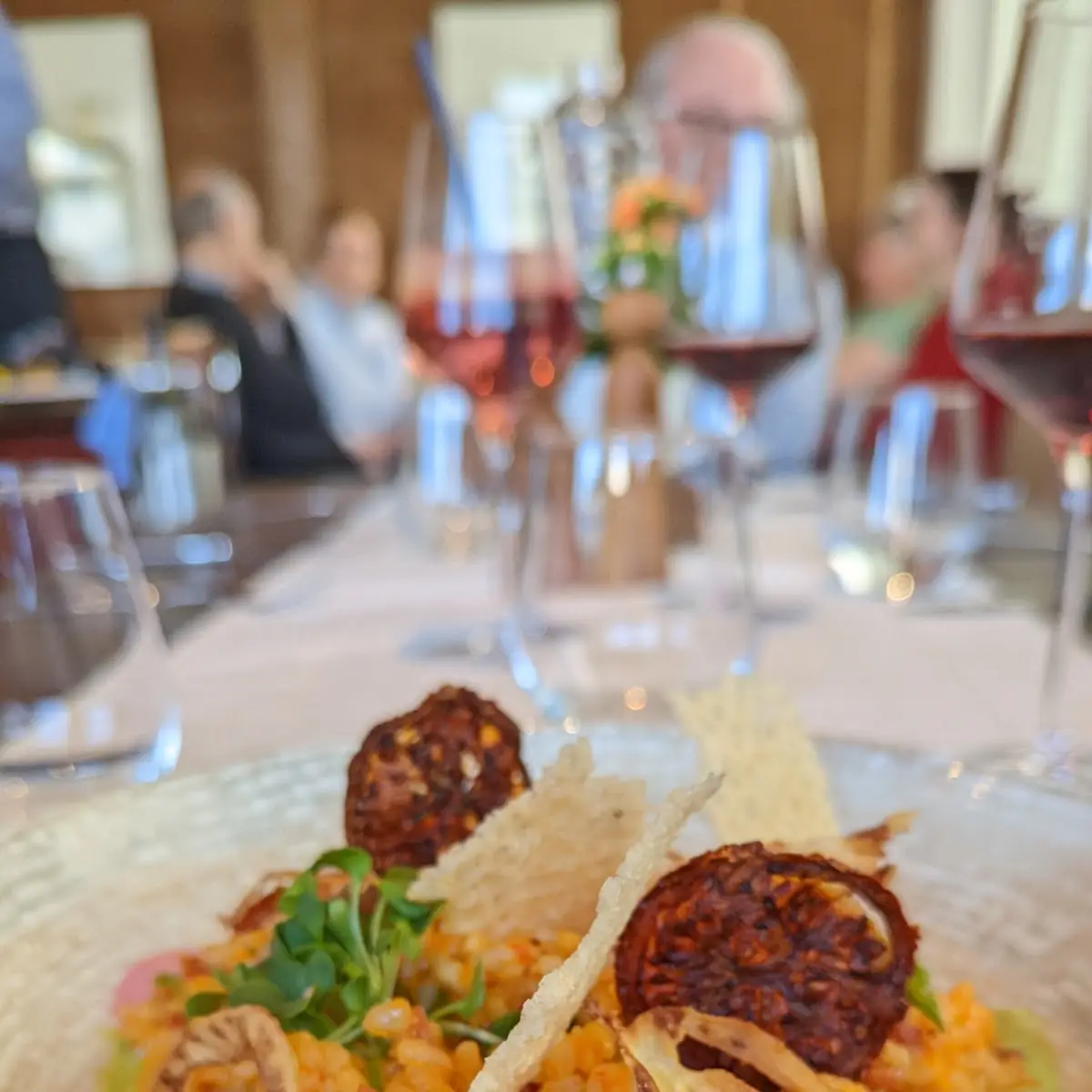 Risotto Mit Garnelen Und Salsiccia