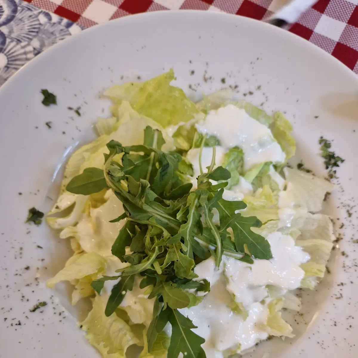 Grüner Salat Mit Joghurtdressing