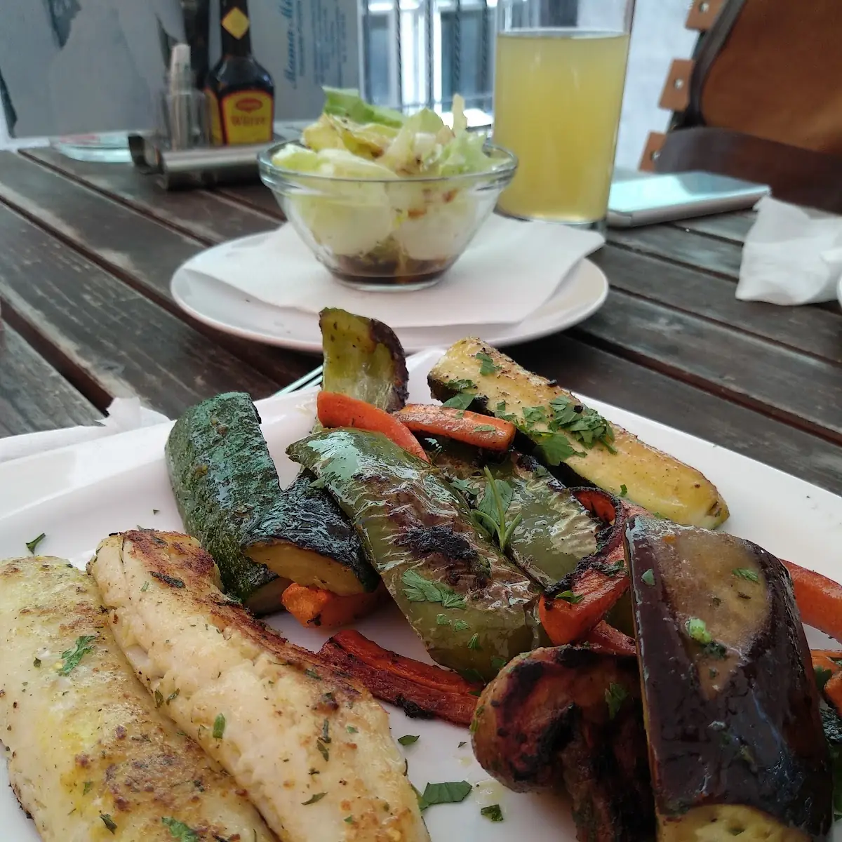 Zanderfilet Mit Grillgemüse