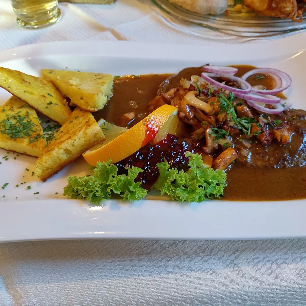 Hirschsteak