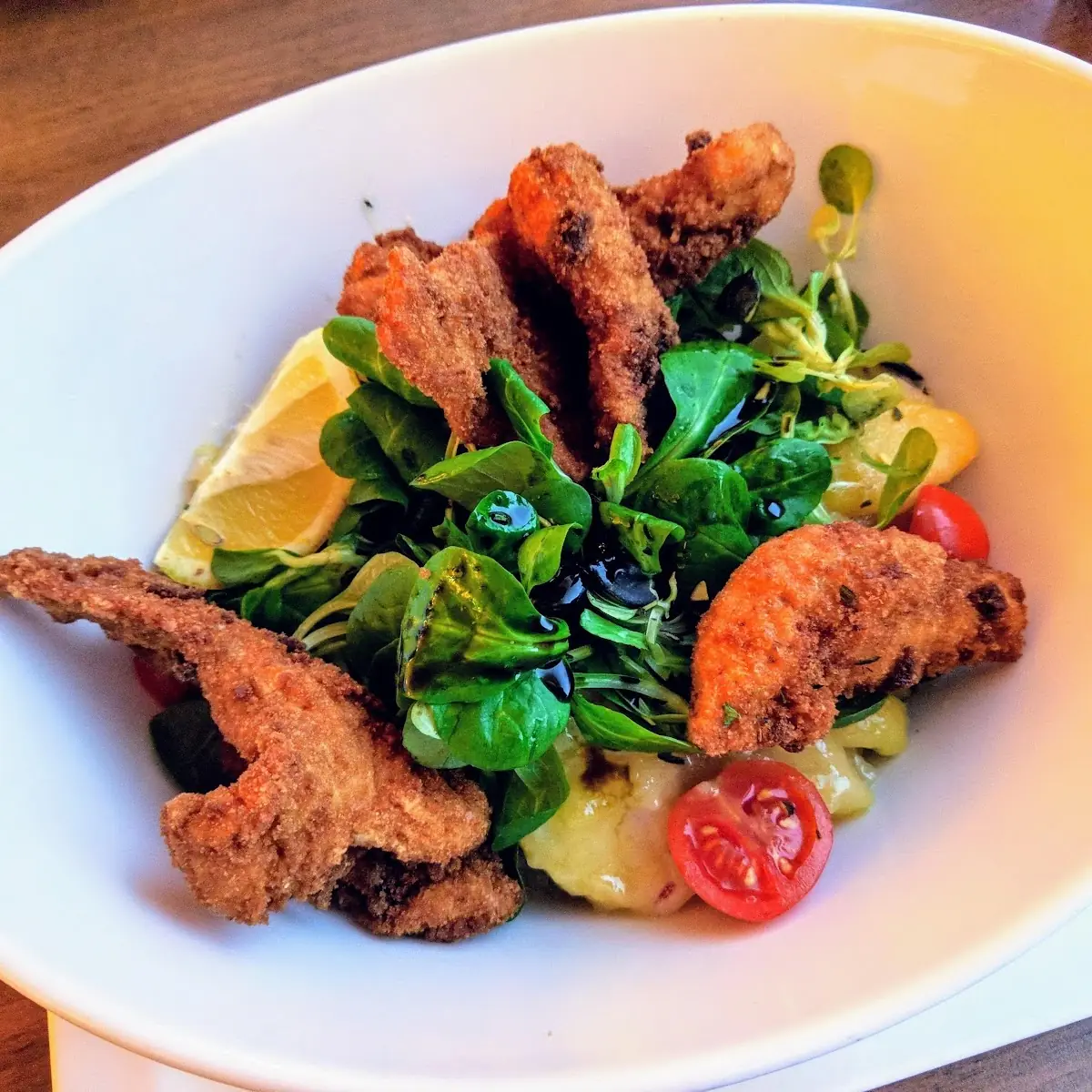 Steirischer Backhendl Salat