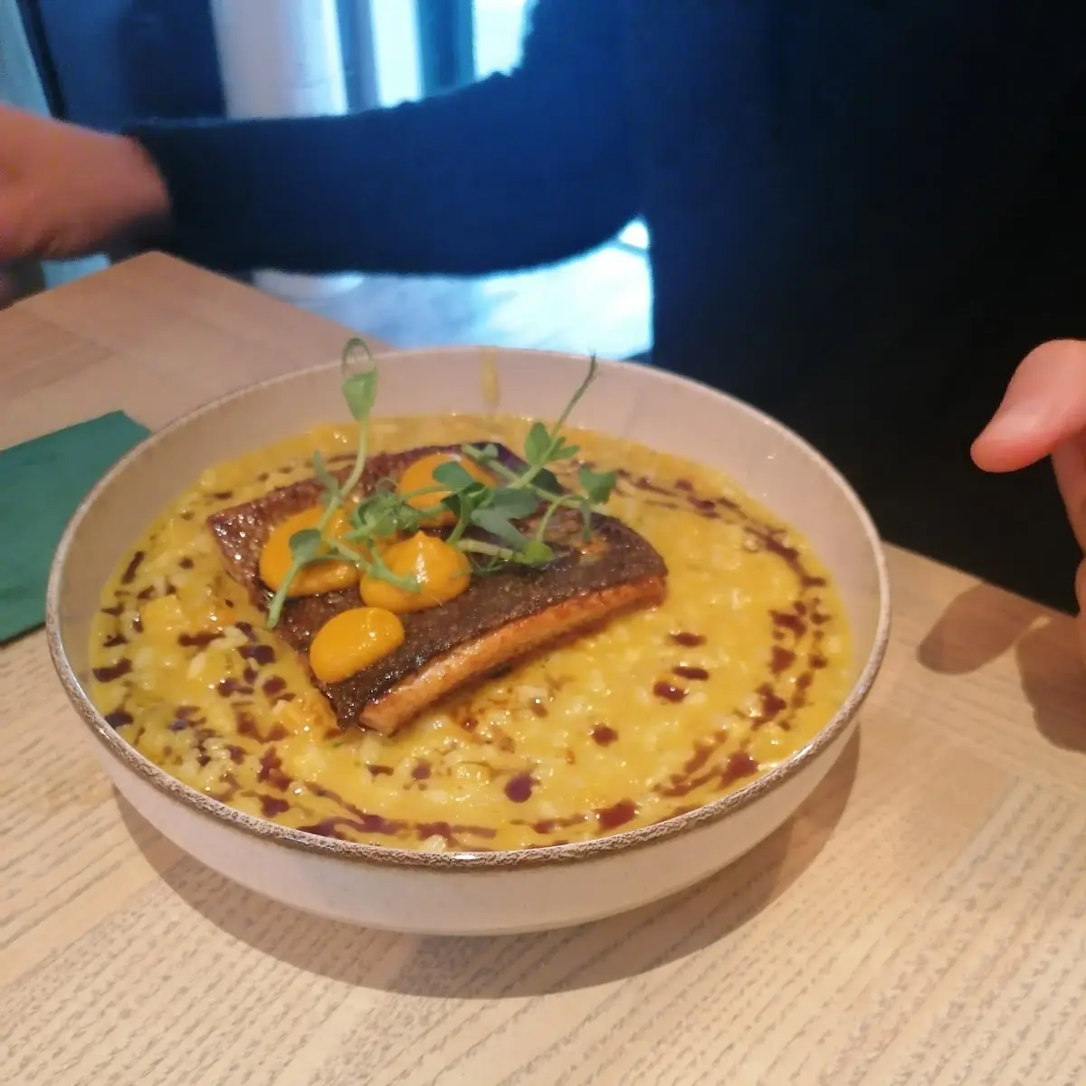 Fisch Und Risotto