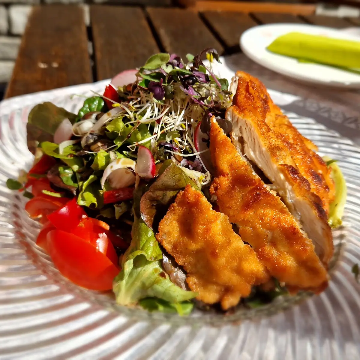 Backhendl Salat