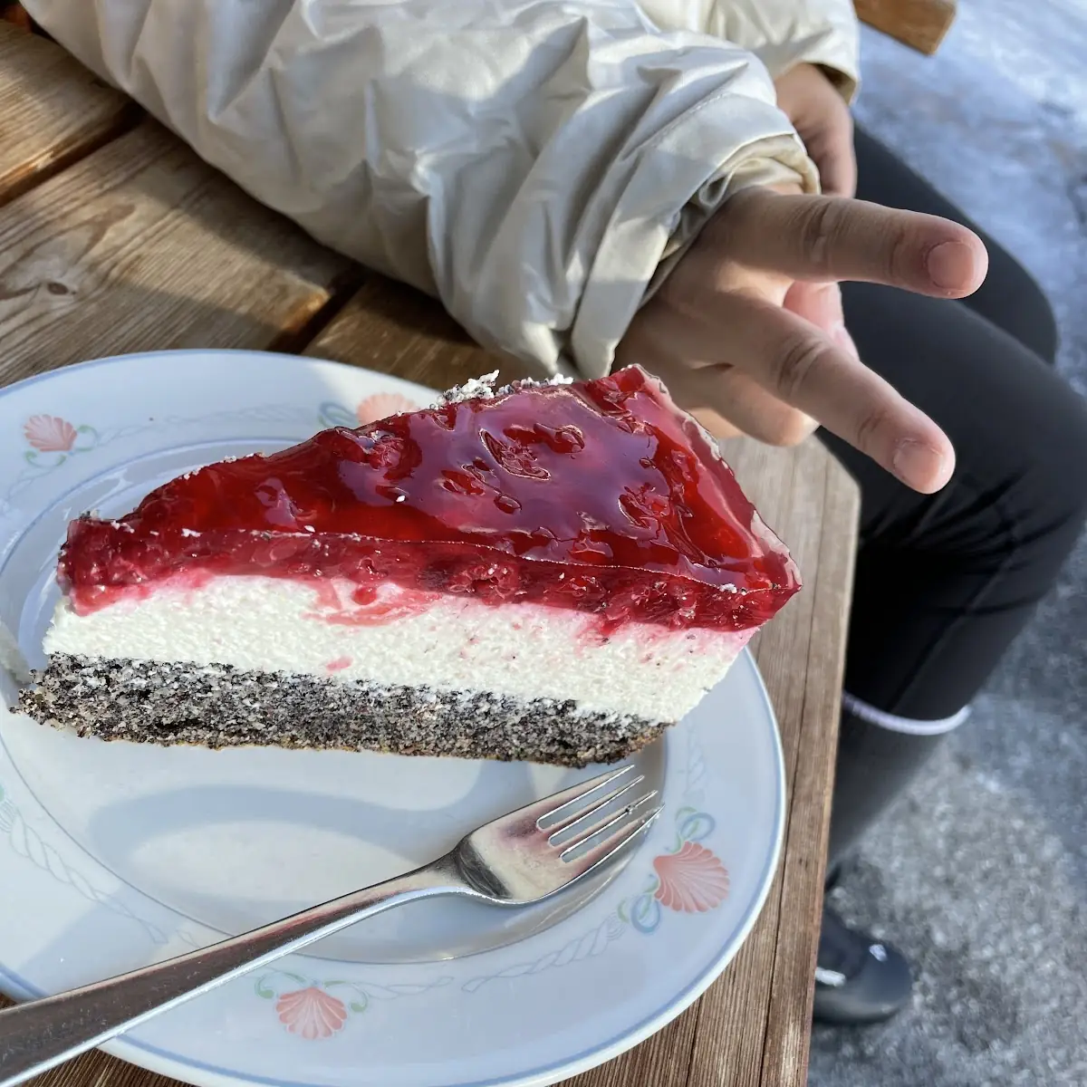 Mohn-himbeere Torte