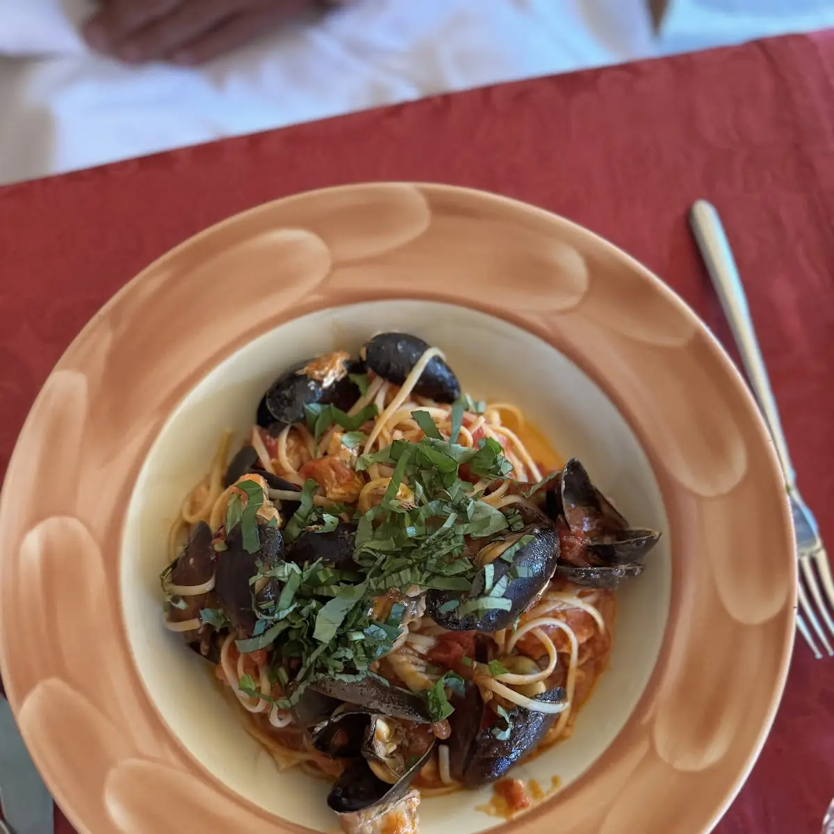Linguine Mit Fischen