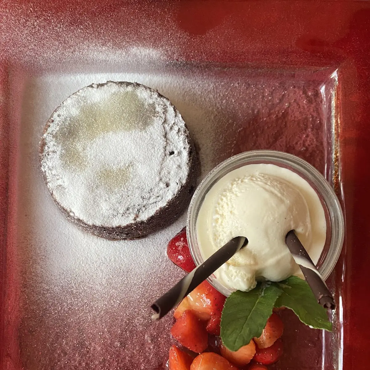 Schokokuchen Mit Flüssigem Kern