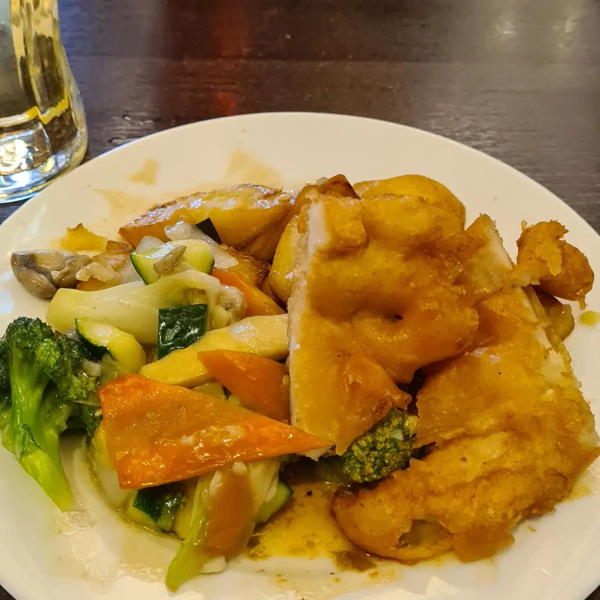 Hühnerfleisch Mit Gemüse
