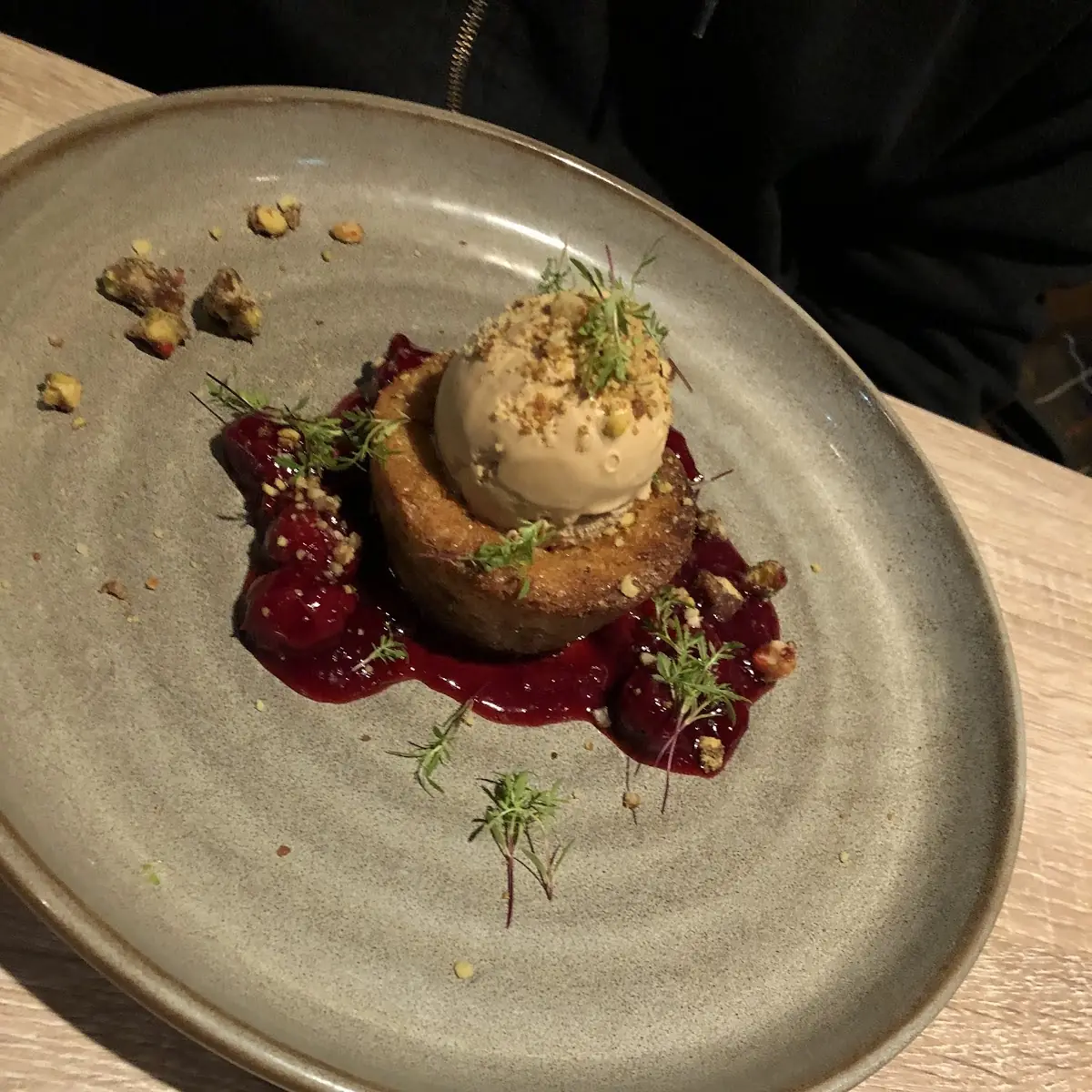 Dekonstruierter Cheesecake