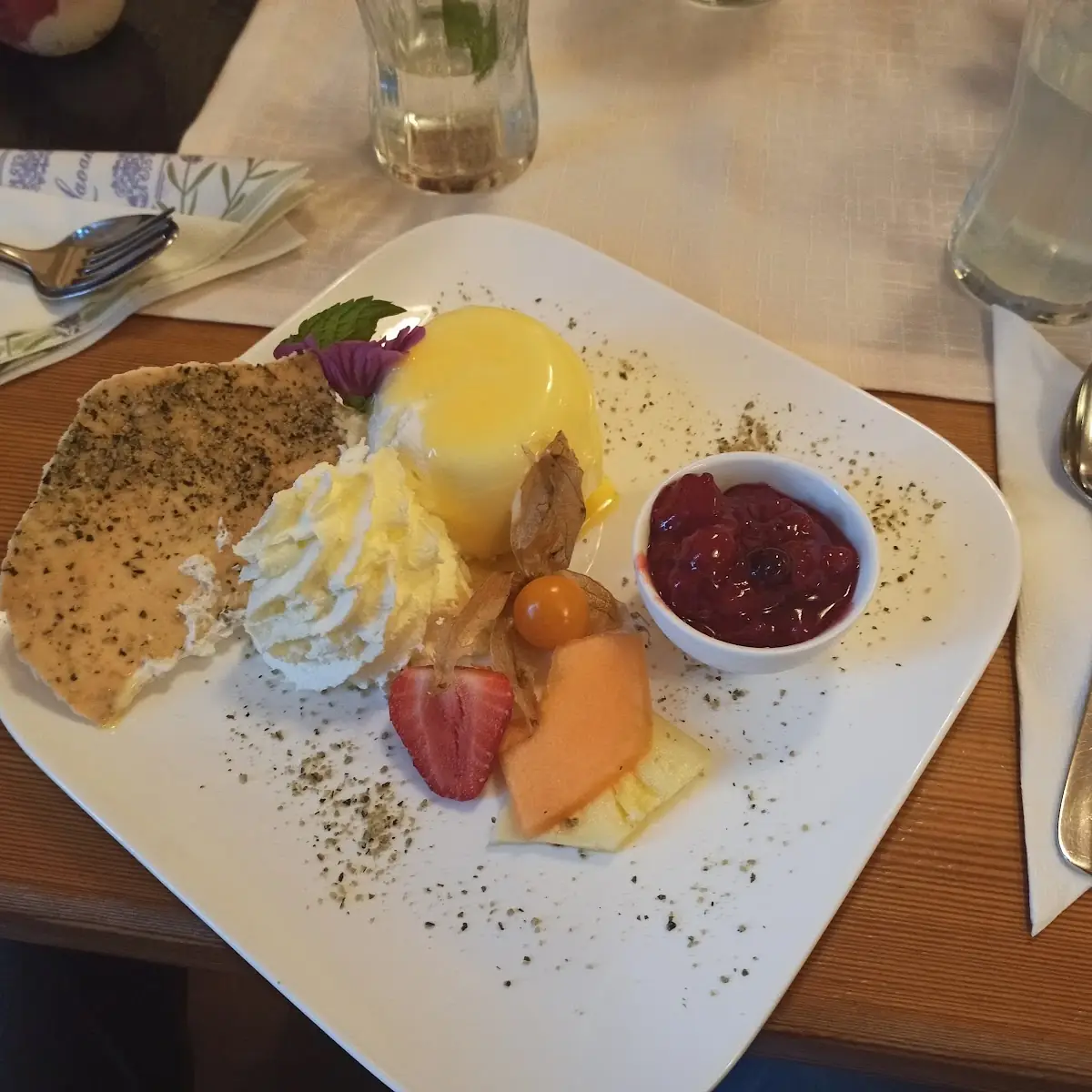 Eierlikörparfait Mit Obst