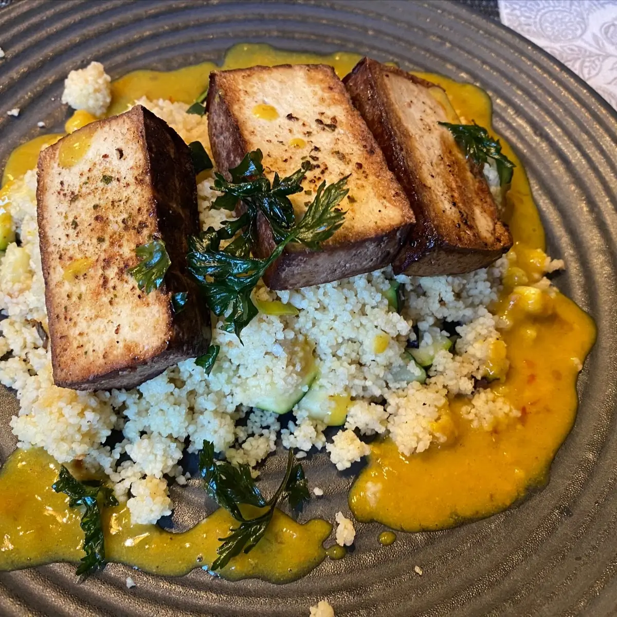 Tofu Mit Couscous