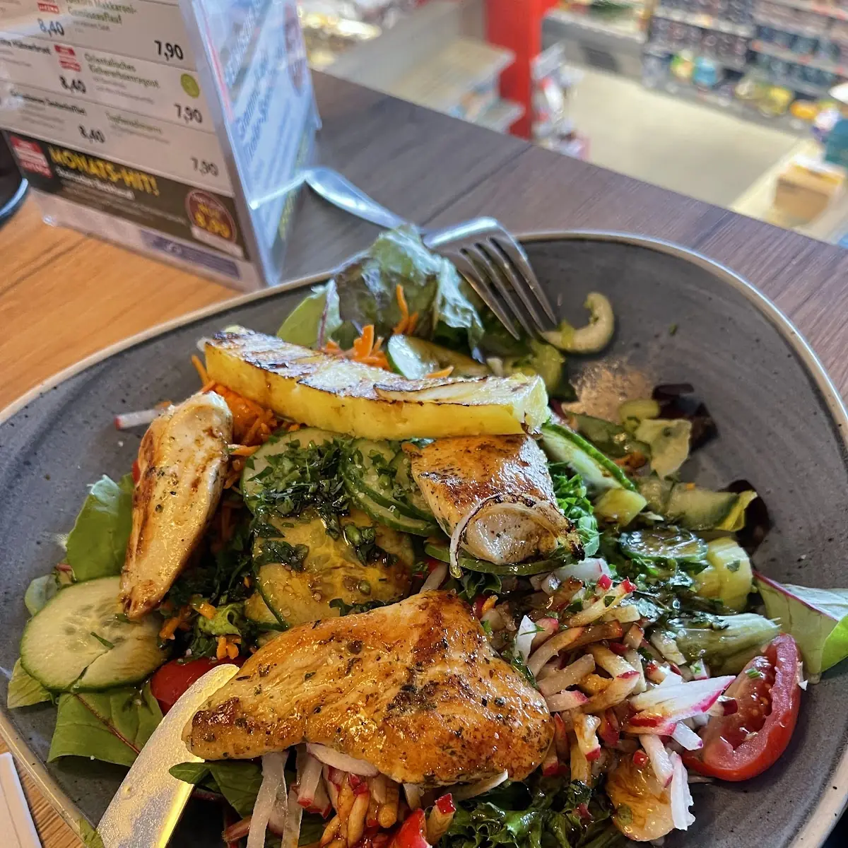 Salat Mit Poulet