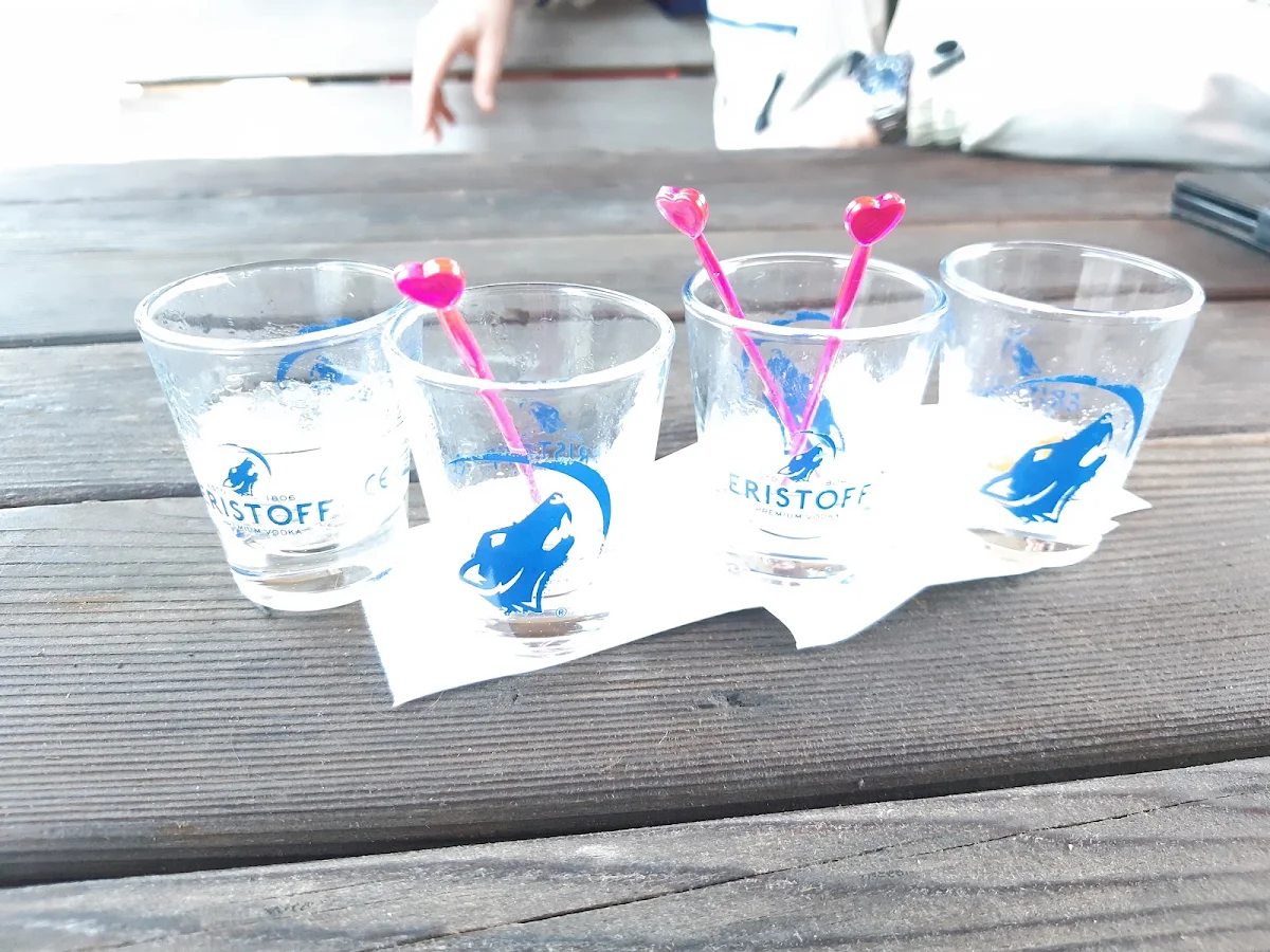 Leere Vodka Feigen