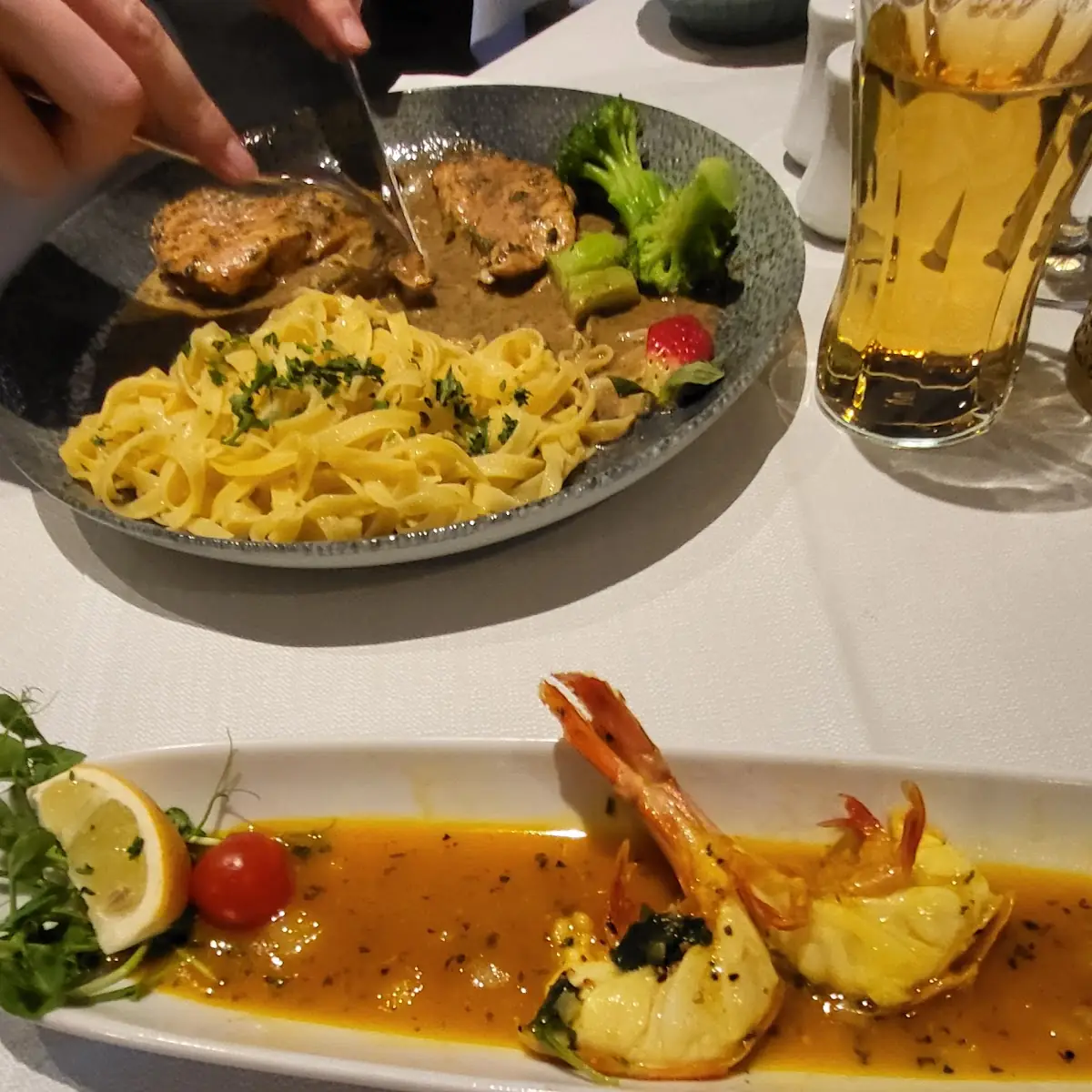 Garnelen In Curry Sauce