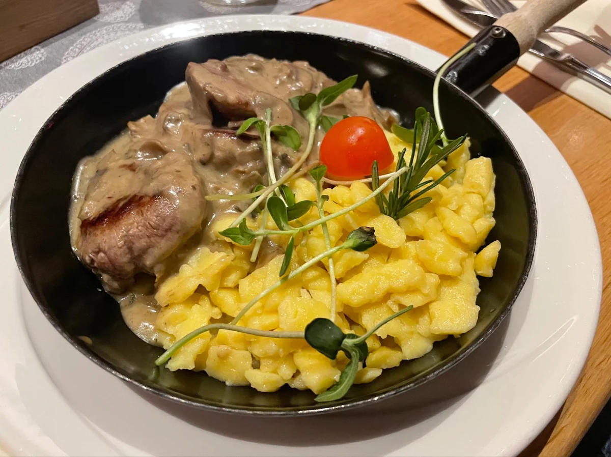 Gabrielas Pfanderl Mit Spätzle