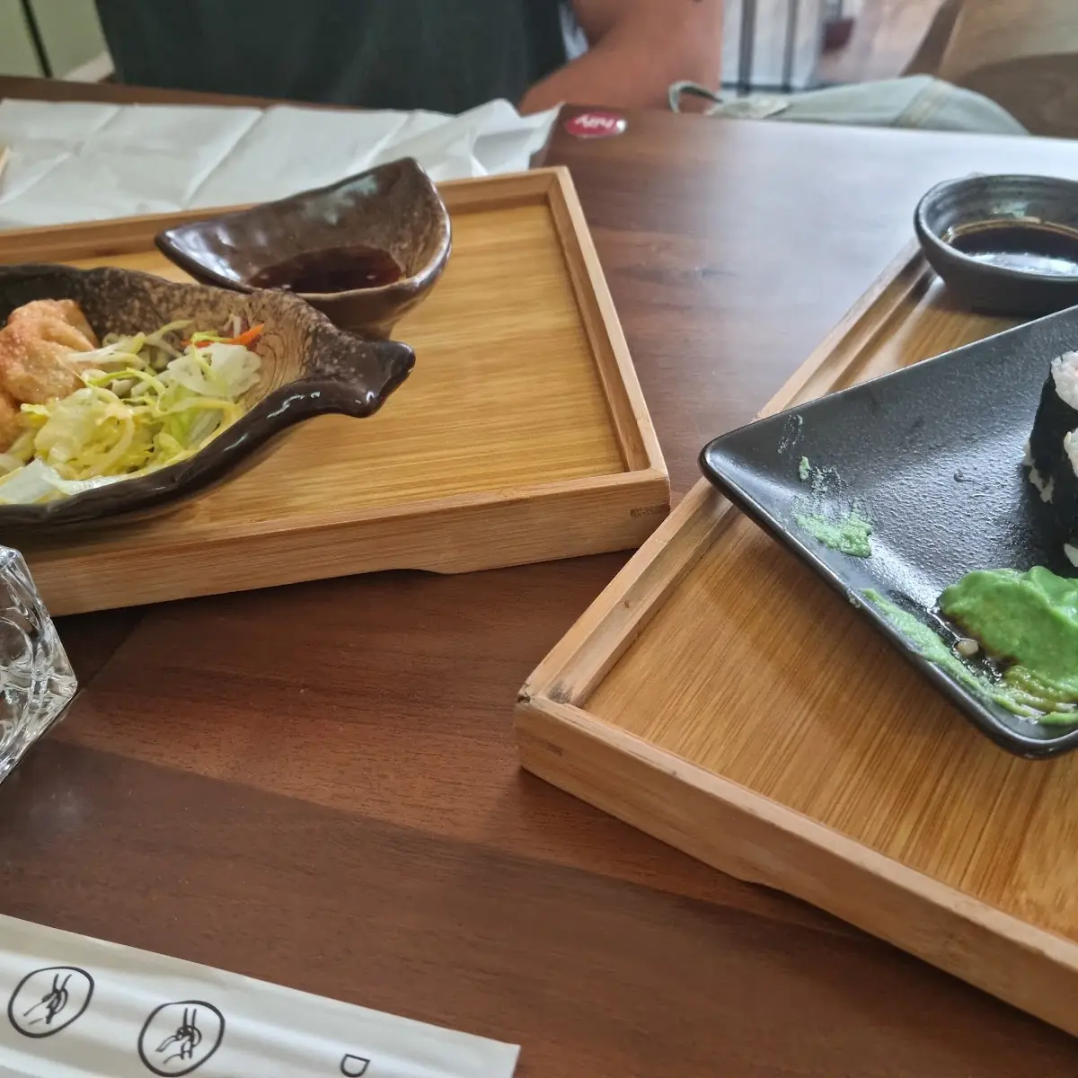 Lachs Maki bzw Gyoza