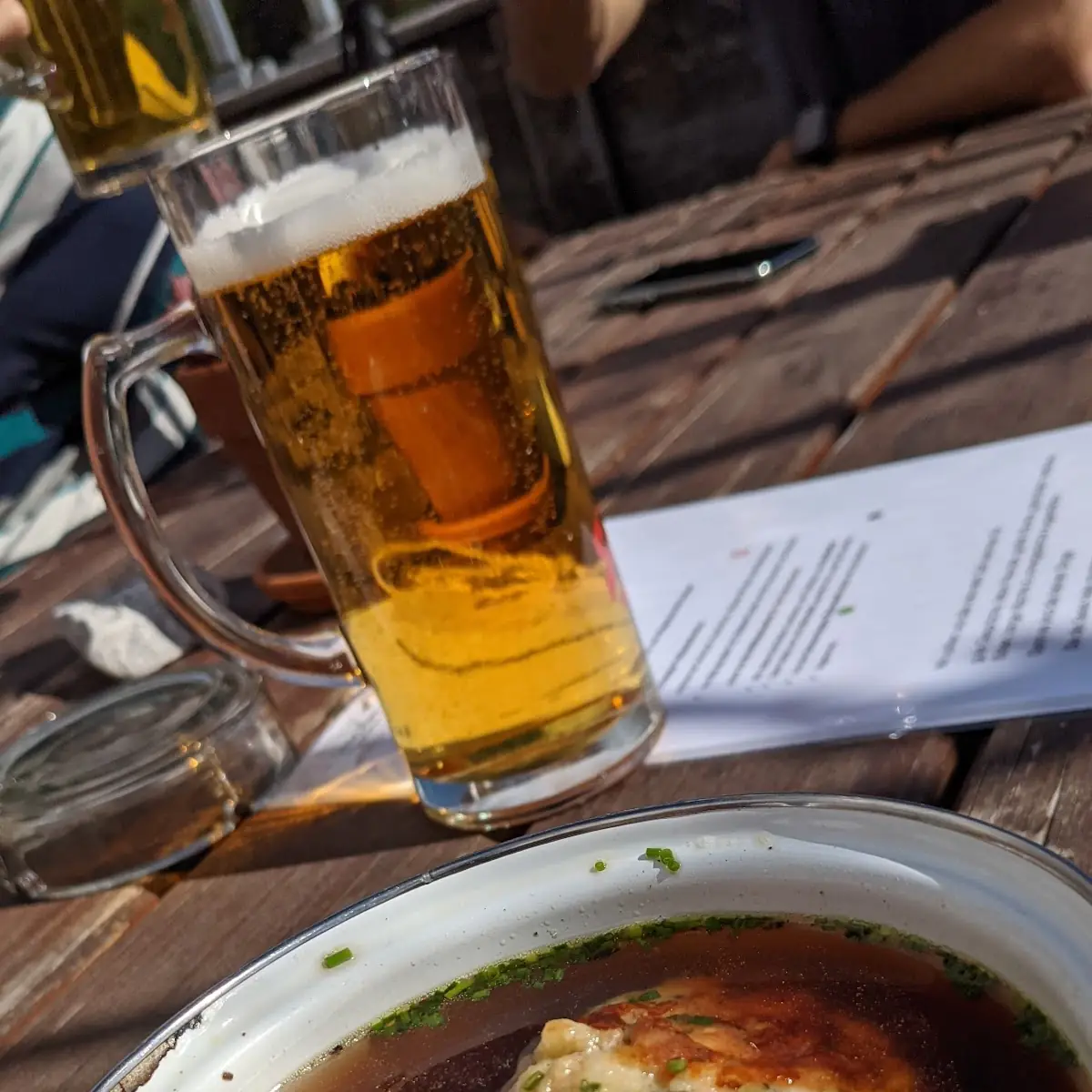 Laspressknödel Suppe