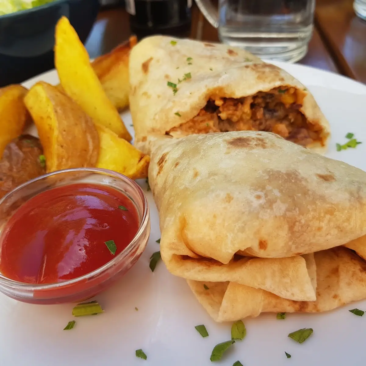 Burrito Mit Wedges