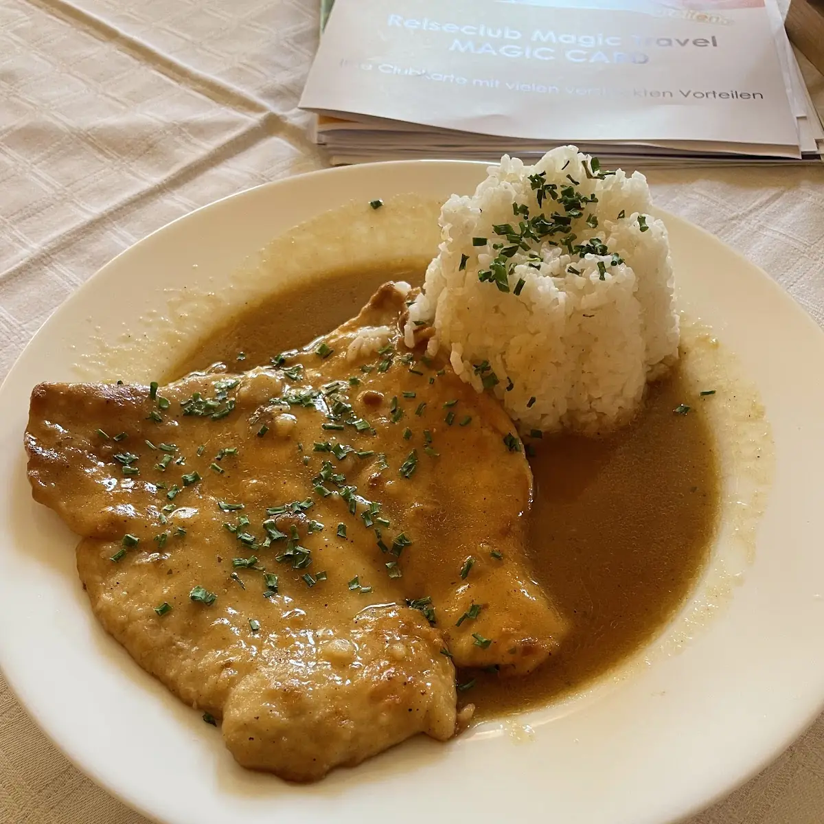 Naturschnitzel Mit Reis