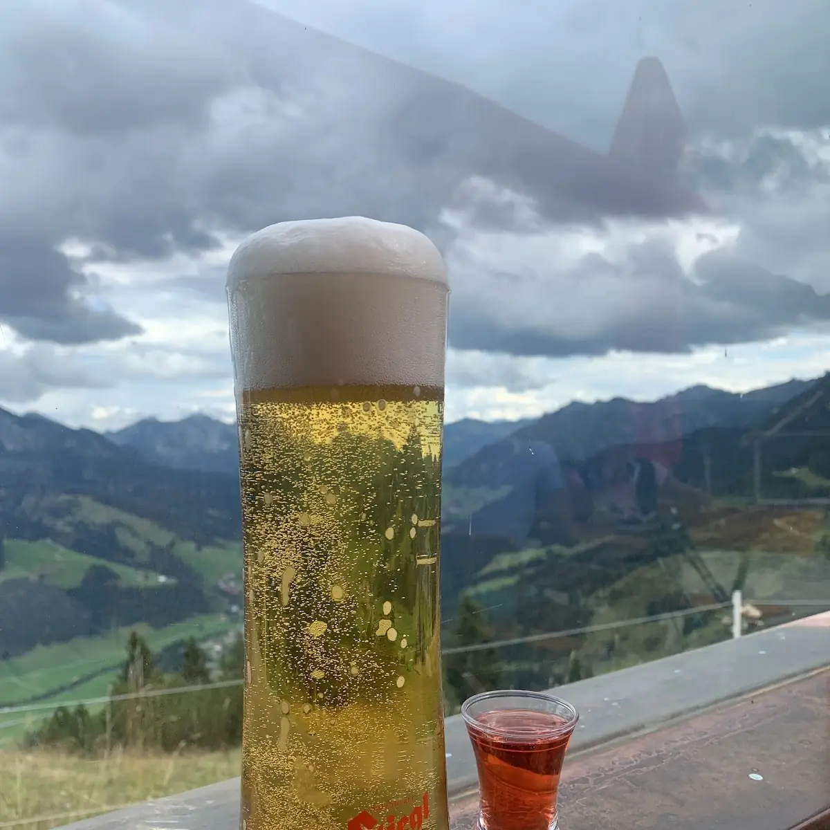 Radler Und Zirbenschnaps