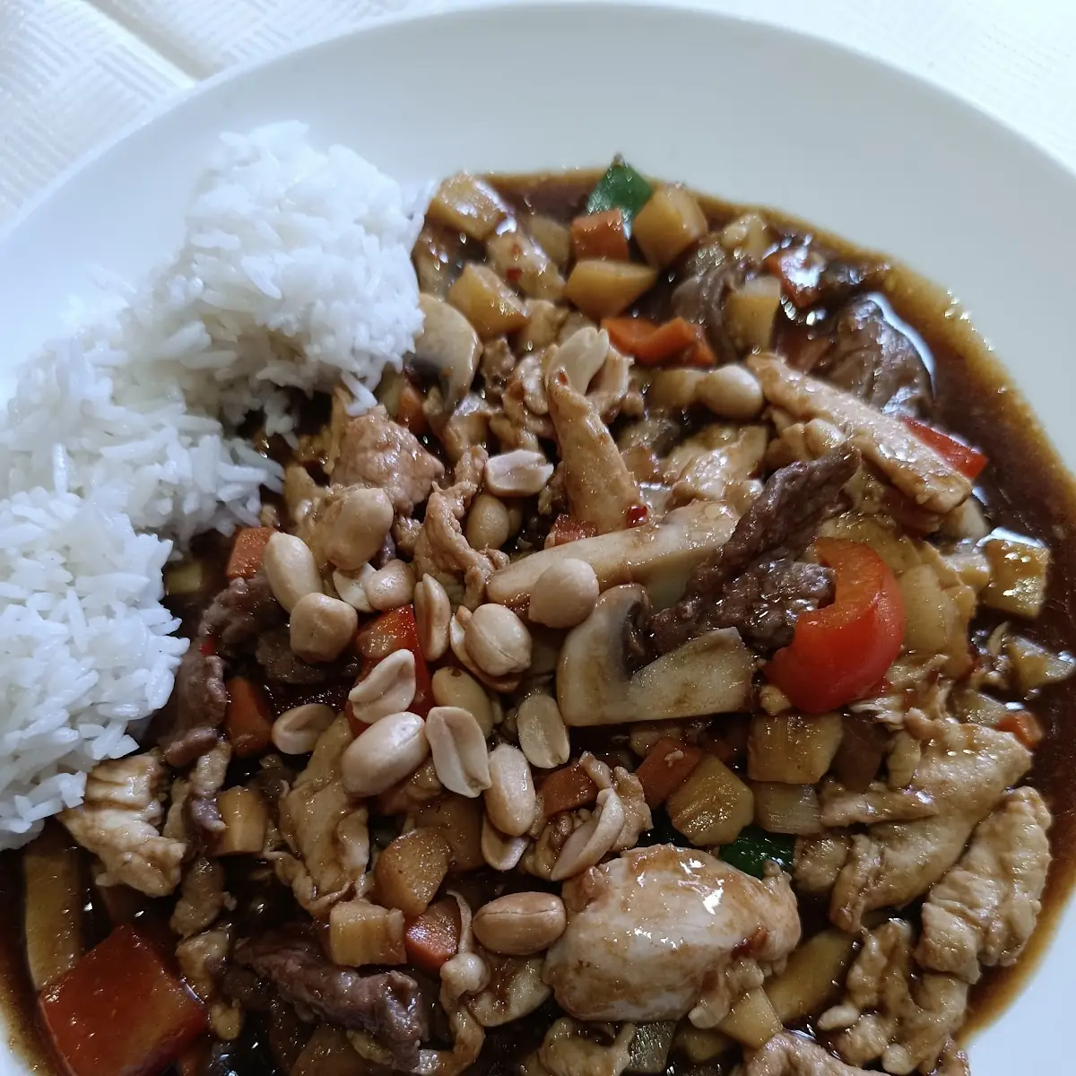 Acht Schätze Mit Reis
