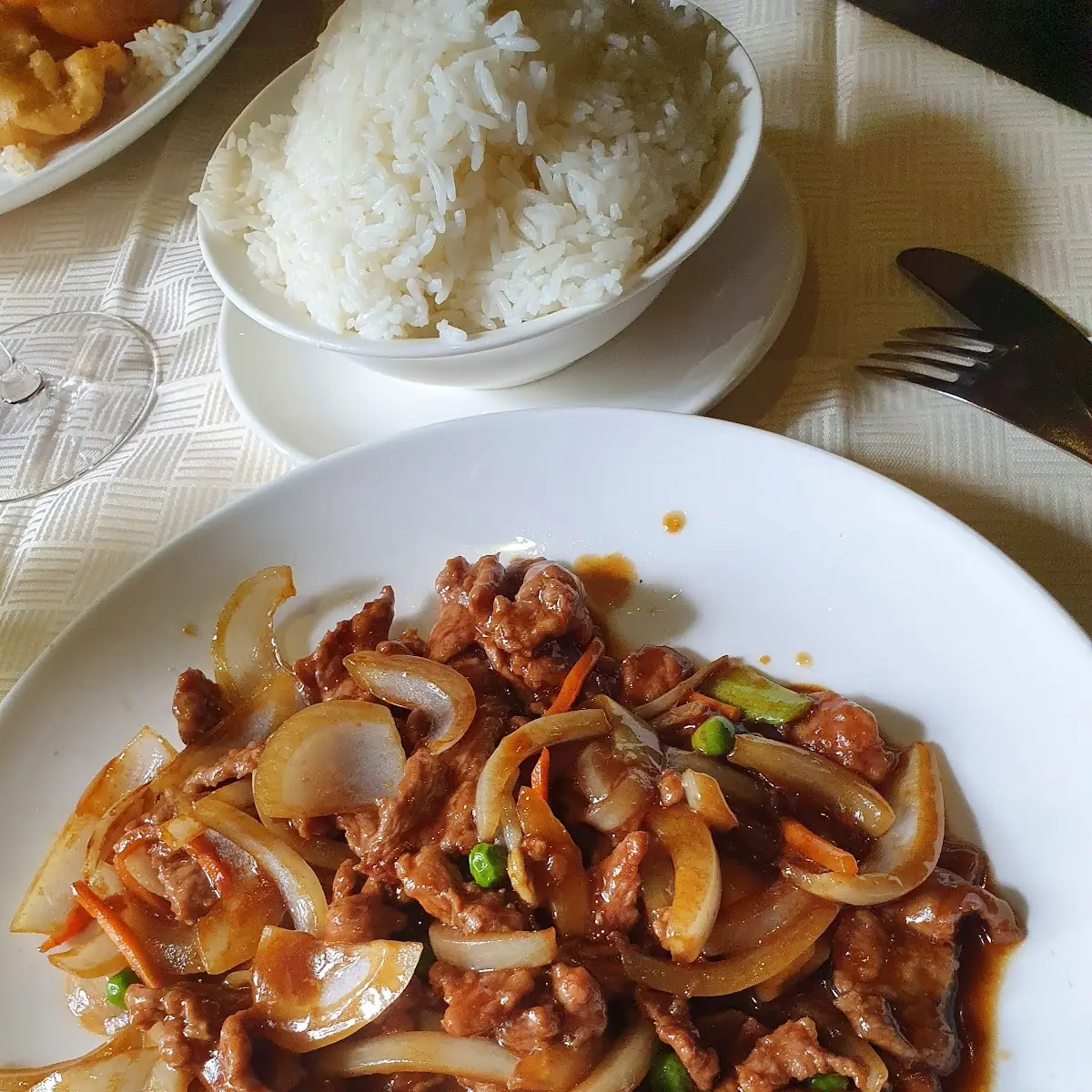 Rindfleisch Mit Zwiebel