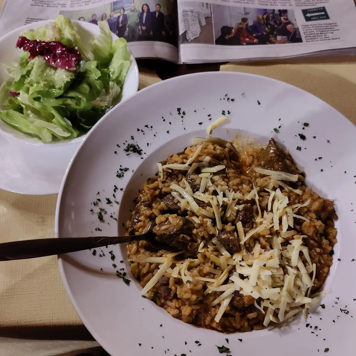 Wildschweinreisfleisch