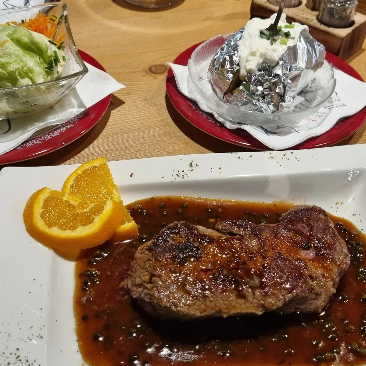 Pfeffersteak Vom Beiried