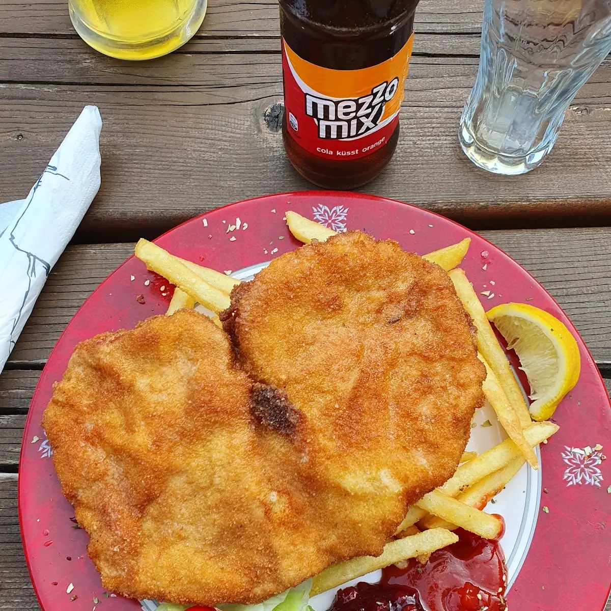 Wiener Schnitzel Mit Pommes