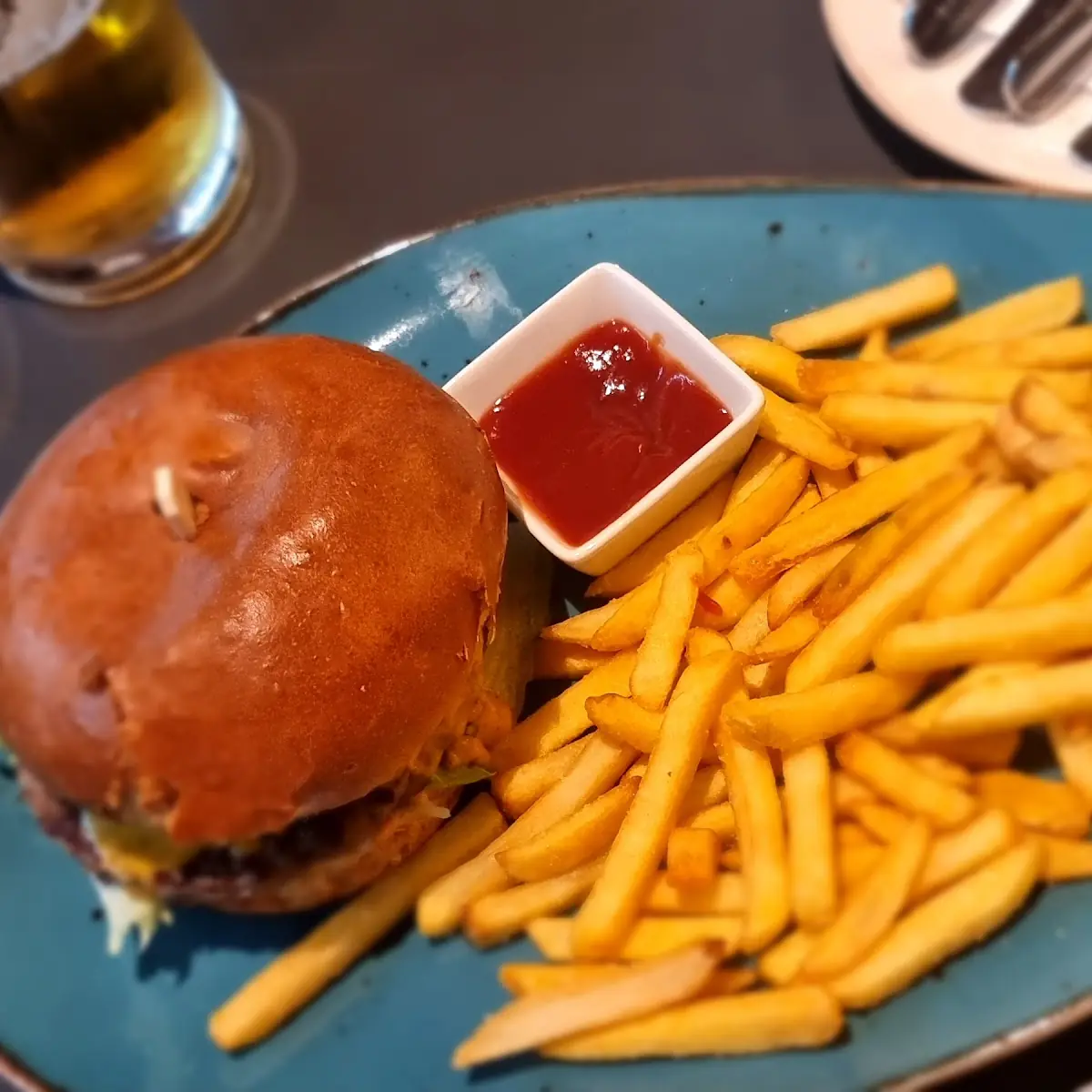 Chessburger Pommes
