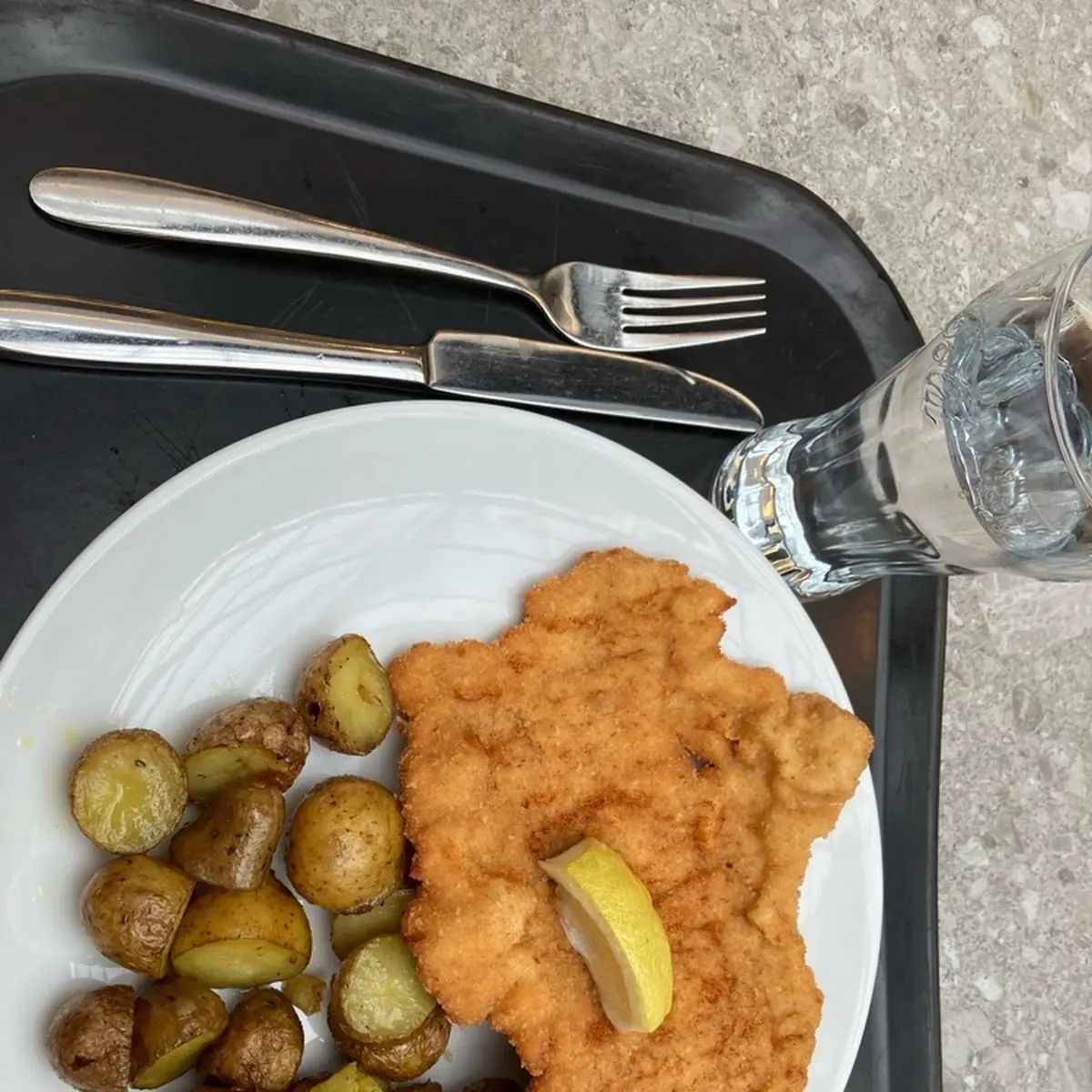 Schnitzel A Opekané Zemiaky