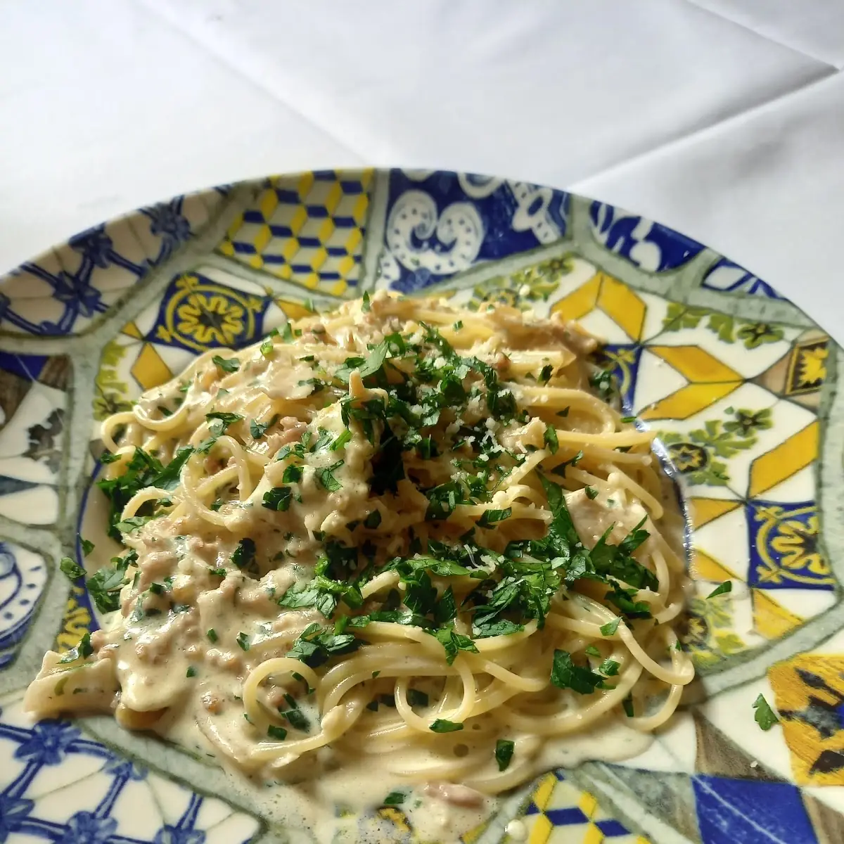 Spaghetti Carbonara Thunfisch
