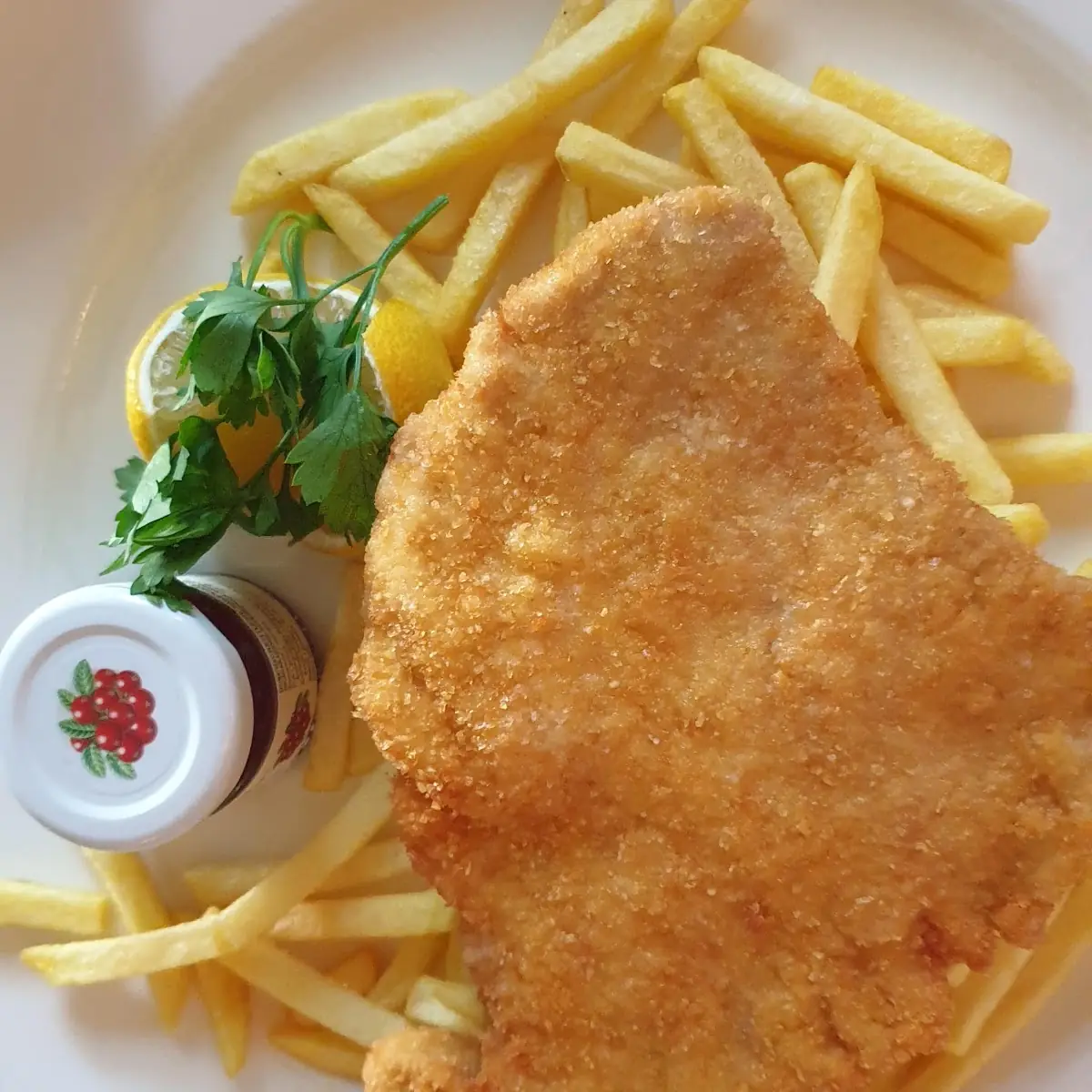 Kinderschnitzel Mit Pommes Frites