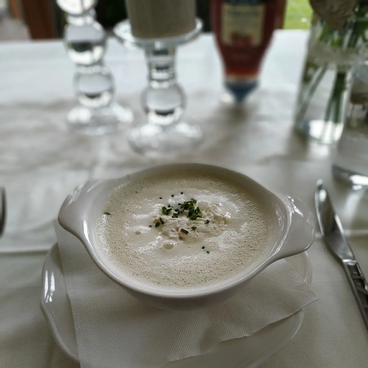 Knoblauchcremesuppe