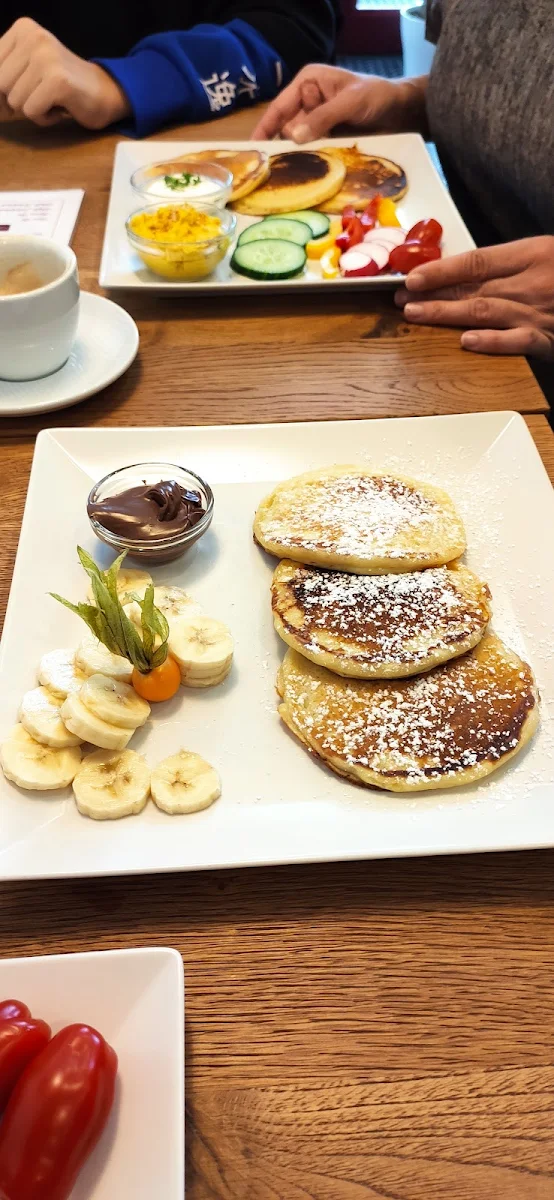 Pancakes Mit Nutella Und Banane