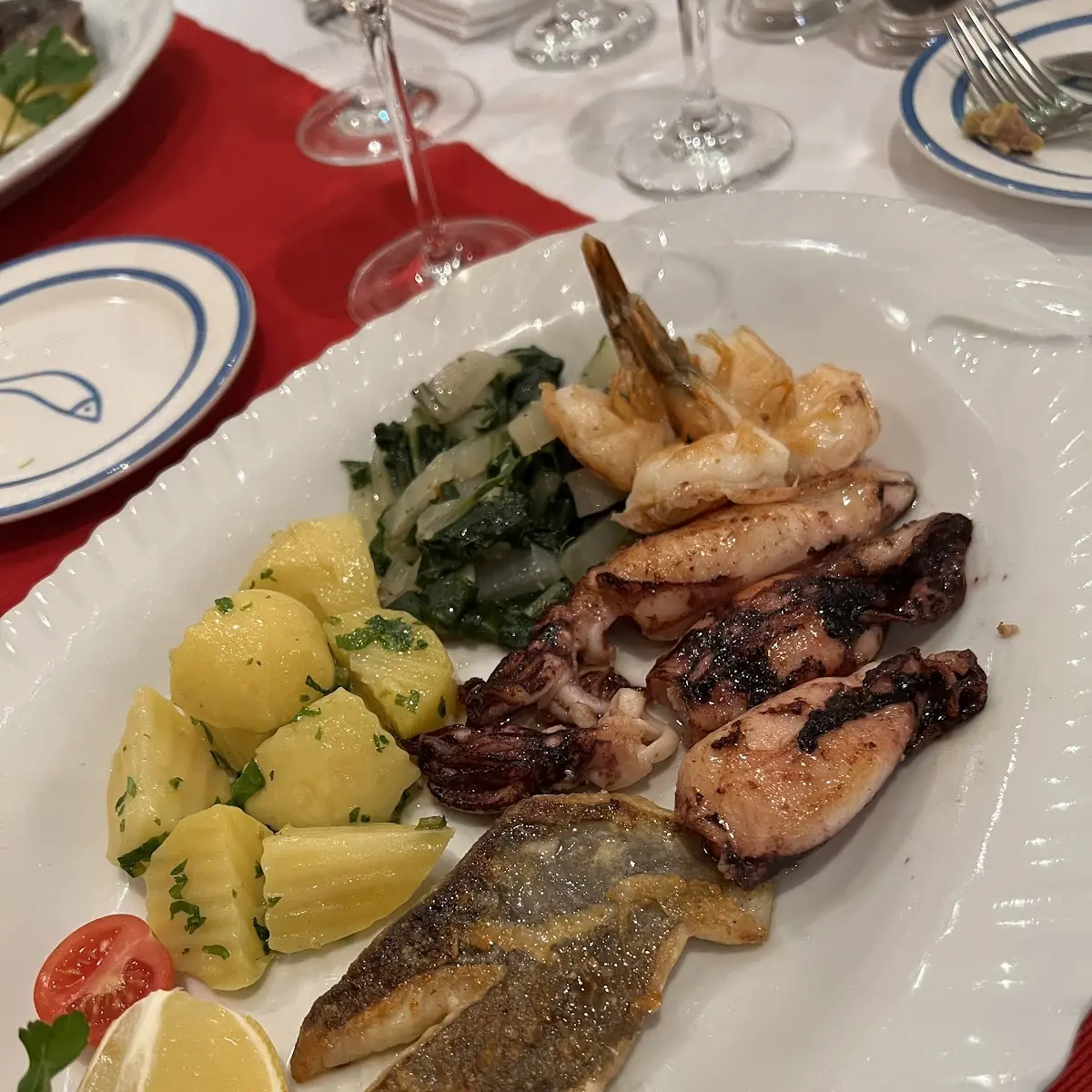 Gemischte Fischplatte