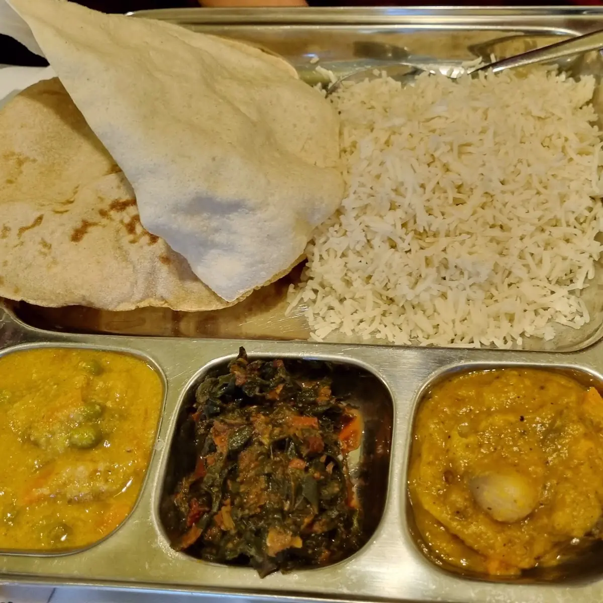 Vegetarisches Chennai Thali