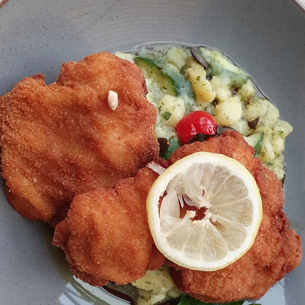 Backhendl Mit Kartoffelsalat