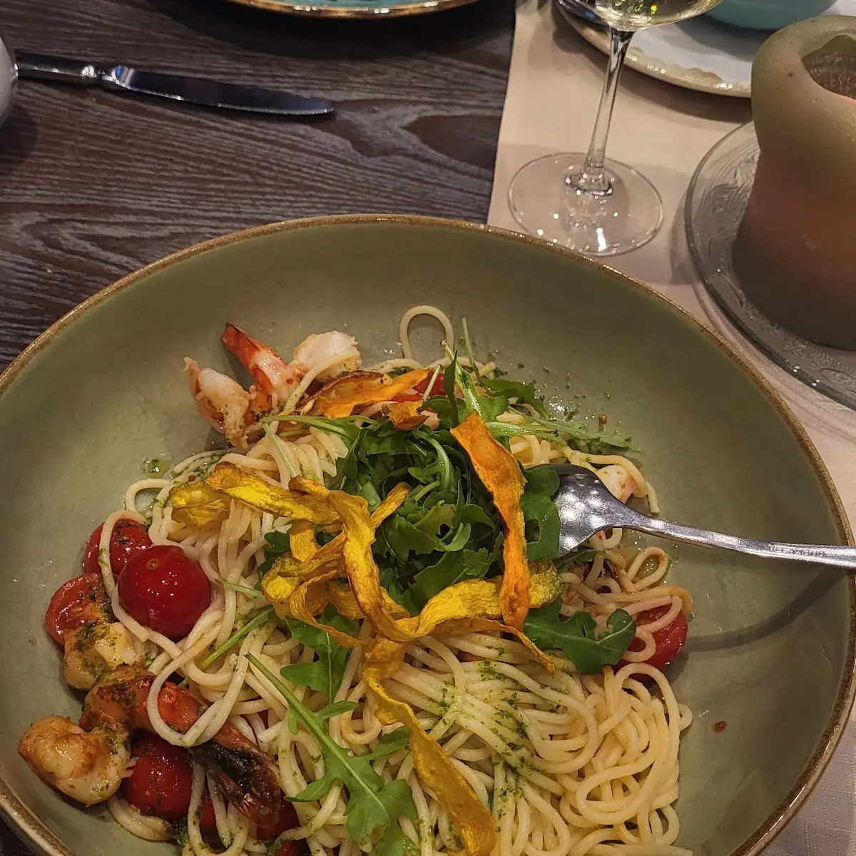Spagetthi Mit Garnelen