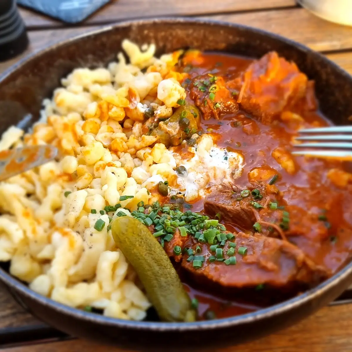 Kalbsrahmgulasch