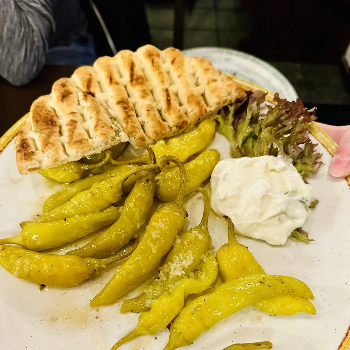 Gegrillte Peperoni