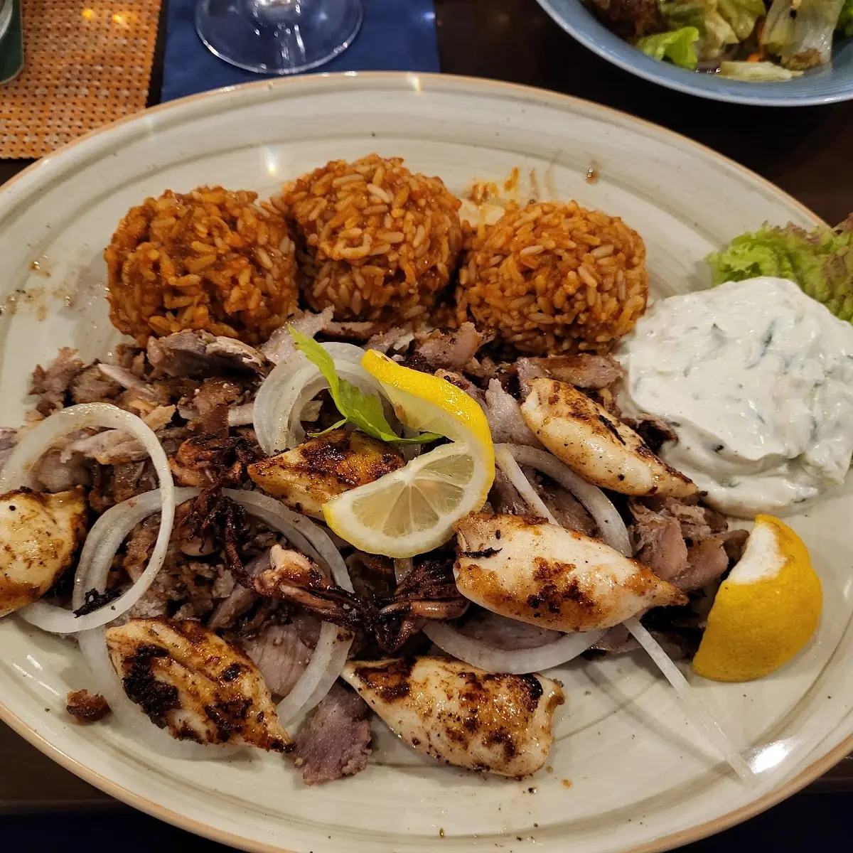 Gyros Mit Baby-calamaries
